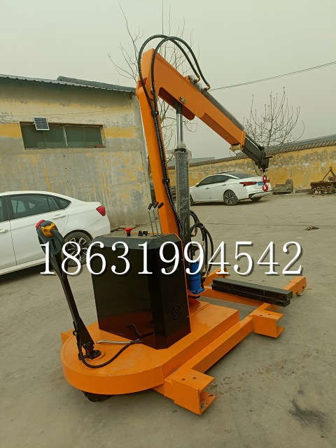 法库县自卸车厢随车吊 自制轮式四不像起重机 四驱平板吊 5吨 贵盛